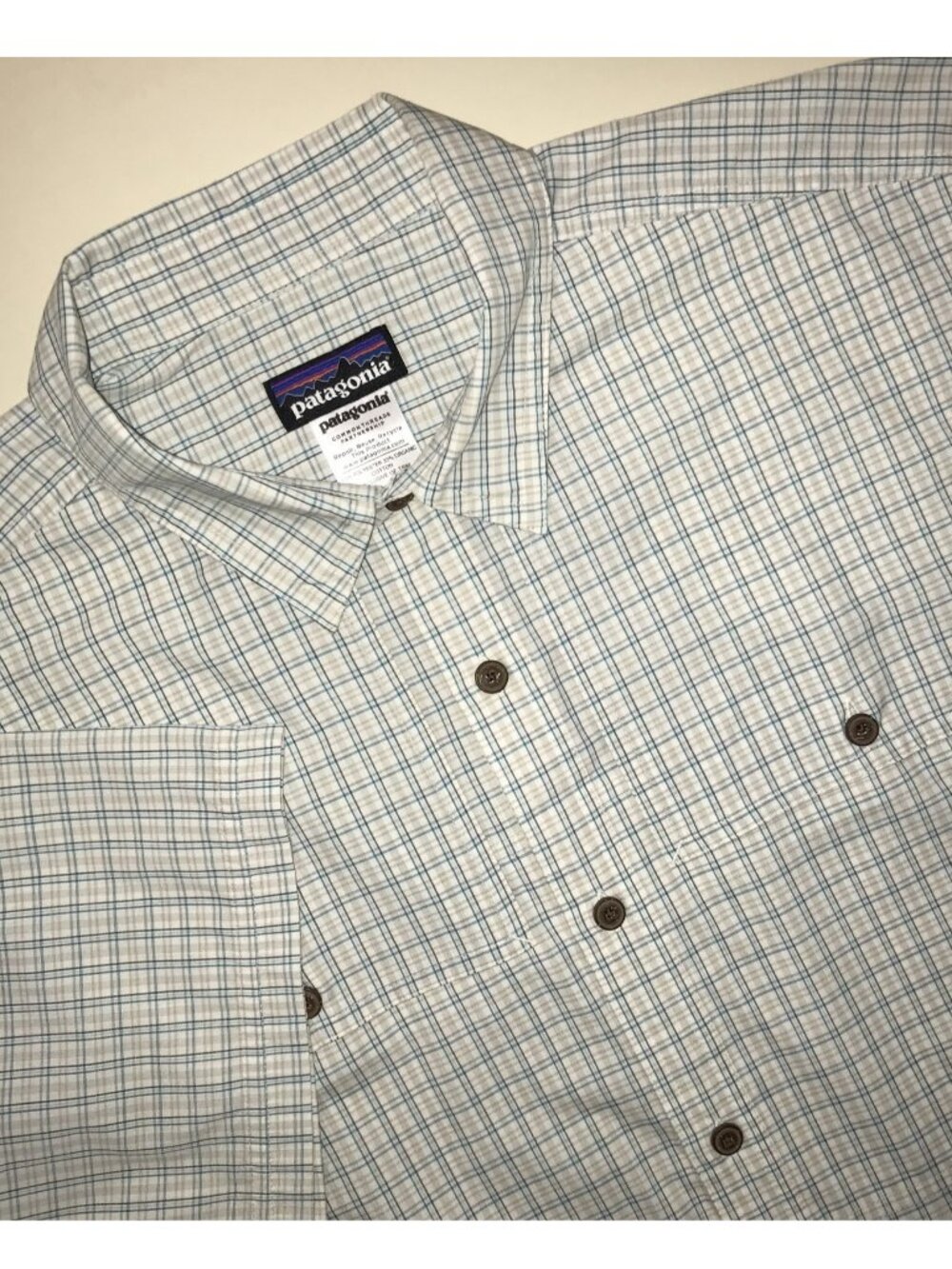 Men's Patagonia Island Hopper Vented Short Sleeve Button Front Shirt-Size: 2XL - Picture 9 of 12
